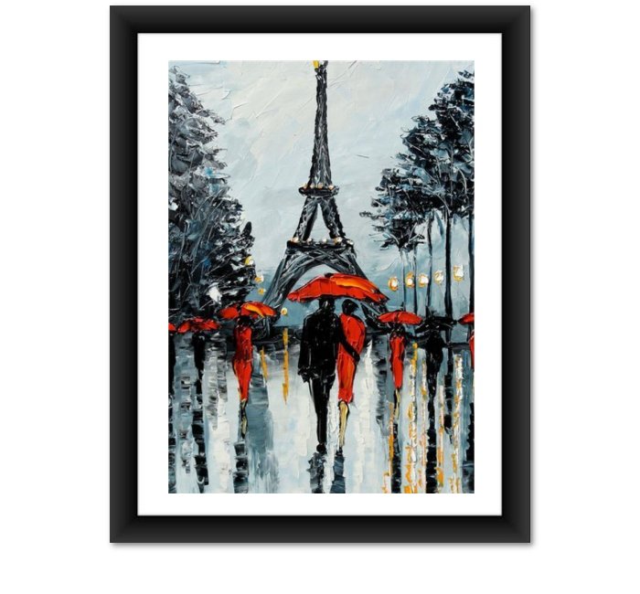 Eiffel Tower In The Rain